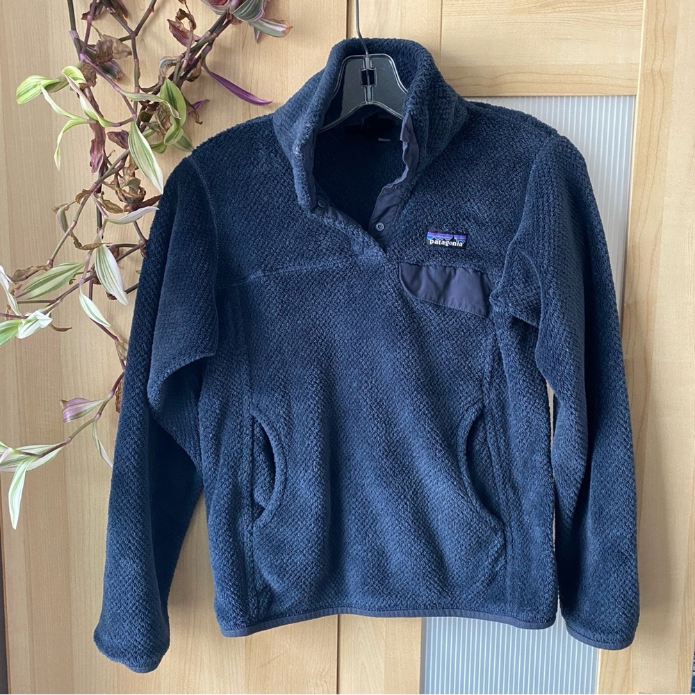 Patagonia Navy Fleece Re-Tool Pullover XS